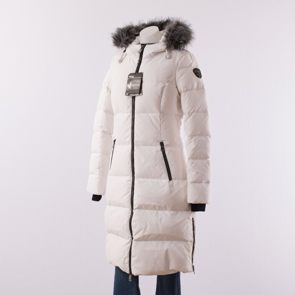 Pajar Canada White Long Down Parka Size US Small - Picture 3 of 13
